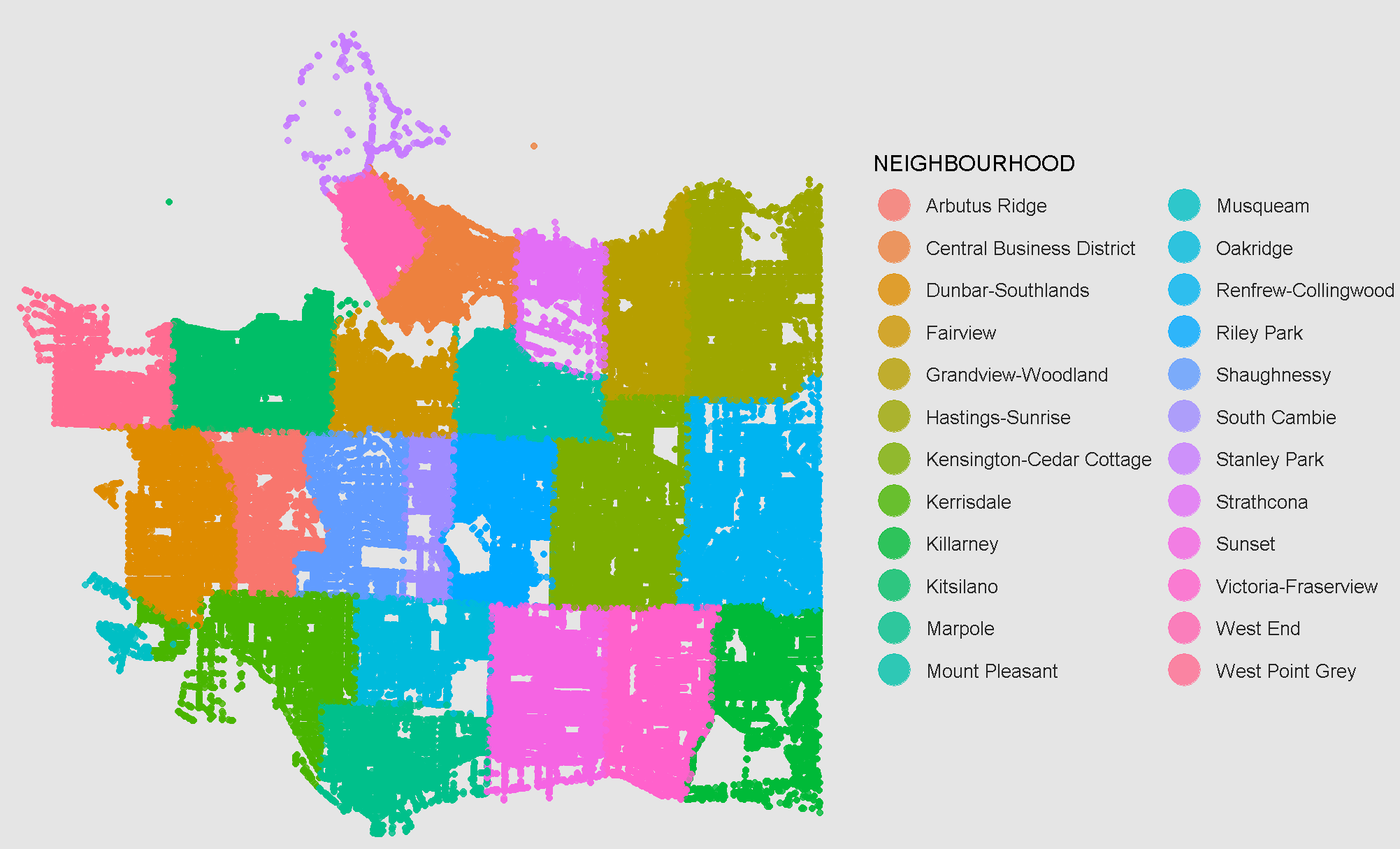 Vancouver Crimes 2003-2019